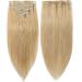 Clip-In Extensions - 100% Remy Human Hair 120g 60cm (#27 Dark Blonde) for Effortless Elegance - Buy Online on GoSupps.com