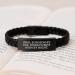 Gifts for Oral Surgeon - Interlaced Leather Bracelet Funny Quote 'Oral Surgeon By Day World's Best Mom By Night.' - Christmas Unique Gifts for Men Women Family - Buy Online on GoSupps.com