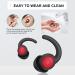 Buy Ear Plugs for Sleeping - 38dB NRR Noise Cancelling Silicone Earplugs | 2 Pairs for Travel Focus & Concerts - Buy Online on GoSupps.com