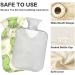 Hot Water Bottle with Cute Frog Cover - 2L Heating Bag for Pain Relief & Cramps | International Shipping Available - Buy Online on GoSupps.com