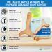 Comfort Miracle Wooden Lymphatic Drainage Massager - Natural Wood Therapy for Cellulite & Muscle Relaxation - Buy Online on GoSupps.com