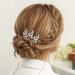 Easedaily Crystal Bride Wedding Hair Pins - Silver Rhinestone Bridal Hair Pieces (Pack of 3) - Buy Online on GoSupps.com