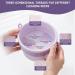 Makeup Brush Cleaning Mat 3-in-1 Silicone Makeup Brush Holder Cleaning Drying and Storage Tool for Makeup Brushes and Beauty Eggs Portable and Collapsible Brush Cleaning Tool(Purple) - Buy Online on GoSupps.com