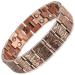 Rainso 99.9% pure copper band men magnetic bracelet 3500 gauss magnet life tree pattern design adjustable bracelet comes with acceptance tool and jewelry box box