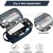 Ecohub Water-Resistant Travel Toiletry Bag for Men and Women - Wet/Dry Separation, Recycled PET, Zipper Pouch (Dark Blue) - Buy Online on GoSupps.com
