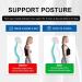 Back Posture Corrector Back Straightener Posture Brace Adjustable Posture Correcting Brace Upper Back Brace Posture Corrector Spine Straightener for Men and Women with a Storage Bag - Buy Online on GoSupps.com