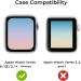 elkson Compatible with Apple Watch 44mm Bumper Case  Quattro Series Rugged Case for Apple Watch SE 2 and iWatch Series 6 5 4  Military Grade Durable Protective Cover  Flexible Shock Proof  White 44mm Black - Buy Online on GoSupps.com