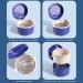 Guador Dnip Cut Pros Late Lesson Prohes Bush Set - Denture Cup & Cleaner Brush Prosthesis Bath Case False Teeth Storage Box in Blue - International Shipping Available - Buy Online on GoSupps.com