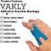 300 Blue Metal Detectable Adhesive Knuckle Bandages - Latex Free breathable non-stick pad for First Aid & Wound Care - Ideal for Food Service - Pack of 300 - Buy Online on GoSupps.com