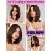Wokestar Short Black Bob Wig with Fringe - Synthetic Heat Resistant Hair for Women - Buy Online on GoSupps.com