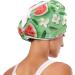 Plumeria Watermelon Green Hair Towel 2 Pack | Super Absorbent Quick Dry Hair Turbans for Women & Girls - Buy Online on GoSupps.com