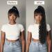 Dark Brown 24 Drawstring Curly Ponytail Extension | Synthetic Clip-In Hair Extensions - 24 Inch 4 - Buy Online on GoSupps.com