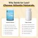 Atlantic Naturals Sea Moss Digestive Support Drink Mix - 7 Day Program with Psyllium Husk Flaxseed and MSM - Pineapple Flavor (14 oz) - Buy Online on GoSupps.com