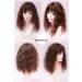 Water Wavy Hair Forehead Piece Clip in Middle Part Topper with Choppy Fringe Thin/45cm Light Brown Thin/45cm Light Brown - Buy Online on GoSupps.com