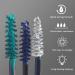 CHSEEO Colored mascara 12 colors mascara for eyelashes green blue purple waterresistant longlasting smudgeproof for voluminous 3D eyelashes makeup 50 to 14 pieces - Buy Online on GoSupps.com
