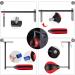 Hicient Wall-Mounted Punching Bag Reflex Speed Bag for Stress Relief - Boxing Ball for Home, Office, or Gym Use - Black - Buy Online on GoSupps.com