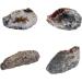 Natural Crystal Rough Raw Gem Collectible Ore s Natural Agate Geodes Drusy Quartz Slice Cluster (Color : 1-3.5cm Size : 1-5 cm) 1-5 cm 1-3.5cm - Buy Online on GoSupps.com