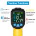 Buy Mestek Infrared Thermometer -50 C to 800 C | Laser IR Pyrometer with K-Probe & LCD Alarm for Kitchen Use - Buy Online on GoSupps.com