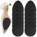 No Slip Shoes Pads Premium Rubber Anti-Slip Stick Protector Self-Adhesive Shoe Slip Resistant Sole for Shoes Noise Reduction Pack of 12 (Black) (Black)