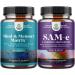 Bundle of Matrix Nootropic Brain Supplement for Memory and Focus Enhancement - Vitamins for Mental Health & Clarity and Sam-E 200mg Mood Support Supplement - S-Adenosyl Methionine for Relaxing Mood