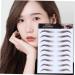 NOLITOY 4pcs Girl Water Female Women Tool Eyebrow for Sticker Makeup Shaping Fake Eyebrows Like False Hair - Buy Online on GoSupps.com