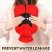 Soft Cat Hot Water Bottle with Cover - Warm Up Your Bed & Relieve Neck & Shoulder Pain | 2L Red Background - Buy Online on GoSupps.com