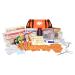 Dixie EMS First Responder Fully Stocked Trauma First Aid Kit   Orange