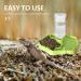BEANPRECOY Reptile Water Dispenser Turtle Water Bowl 2 in 1 Reptile Automated Feeder Turtle Water Dispenser with Bottle for Turtles Hamsters Lizards Bearded Dragon Snake (Green) - Buy Online on GoSupps.com