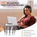 Shop KTS Rechargeable Scalp Massager - 14 Vibrating Contacts 5 Modes & Red Light Therapy for Relaxation & Stress Relief - Portable & Effective Sleep Aid - Buy Online on GoSupps.com