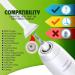 Arable 8 Pcs Philips Sonicare Toothbrush Head Compatible with Philips Sonicare Electric Toothbrush Replacement Heads FlexCare EasyClean Fit Plaque Control Gum Health HealthyWhite DiamondClean Essence+ and Most Snap-on Handles - Buy Online on GoSupps.com