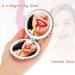 Mandala Design Compact Pocket Mirrors - Set of 6 Portable Handheld Makeup Mirrors for Women and Girls - Buy Online on GoSupps.com