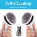 Self Cleaning Cat Brush | Shedding & Grooming Slicker Brush for Cats & Dogs | Removes Undercoat, Mats & Tangles | Grooming Comb with Massage Function - Buy Online on GoSupps.com