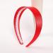 Red Satin 70s Headband for Women & Girls - Wide Thick Halloween Hairband for Adults - 60s Inspired Hard Head Band - Buy Online on GoSupps.com