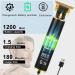 Professional Hair Clipper Men's T-Type Trimmer with LED Display Men's Hair Trimmer with 6 Guide Combs 3 Speeds (Black Gold) - Buy Online on GoSupps.com