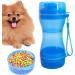 Youpo Dog Travel Water Bottle - Portable Double Seal Water Cup for Hiking Camping & Outdoor Adventures - Refrested Proof - Blue - Buy Online on GoSupps.com