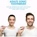 Sonic Electric Toothbrush for Men and Women - Rechargeable Smart Toothbrush with 30s Reminder, 2 Mins Timer, 6 Modes and 6 Brush Heads - 40000VPM - White (8950+ 6 Heads + Holder) - Buy Online on GoSupps.com