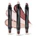 LUXAZA 3Pcs Eyeshadow Stick Makeup Set Creamy Eye Shadow Pencil Crayon for Eyes Eye Brightener Stic with Smudgerk Pink Brick Red Shadow Stick Waterproof & Long Lasting Highlighter Makeup Stick A5-Tender Carnation