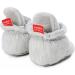 TMEOG Baby Booties Slippers | Infant Boots for Boys and Girls | Winter Sock Crib Shoes | 0-18 Months | Light Grey Star Design - Buy Online on GoSupps.com