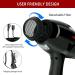 Buy Dongxw 3000W Professional Hair Dryer - Ionic Blow Dryer with Diffuser 2 Speed 3 Heat Settings for Salon & Travel - Black - Buy Online on GoSupps.com