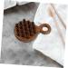 Plafope Wooden Comb - DESPRINGKAMM Wide Tooth Head Massage Tool for Women | No Static Portable & Comfortable - 12x8.3cm Brown - Buy Online on GoSupps.com