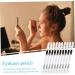 AUTSUPPL 70 Pcs Lying Silkworm Eyeliner White Eyebrow Pencil Highlight Eyeliner Pencil Eye Pencil Wooden Pole - Buy Online on GoSupps.com