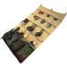 Yundxi Rock Climbing Gear Storage Bag - Nylon Rope Pouch with Carabiner Hook | Equipment Organizer for Main Lock and Quick Hanging - Khaki - Buy Online on GoSupps.com