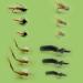 YAZHIDA Fly Fishing Set - Complete Dry Wet Nymph Flies + Mini Fly Box (Mayfly/Skunk) | Best International Shipping - Buy Online on GoSupps.com