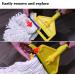 60 inch Metal Commercial Mop Handle - Heavy Duty Side Gate Holder for Floor Cleaning - Quick Change Wet Mop Clamp - Buy Online on GoSupps.com