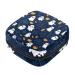 Halloween Specter Sanitary Napkin Storage Bag Menstrual Pad Bag Portable Menstrual Period Sanitary Pouch Zipper Tampons Collect Bags for Teen Girls Women Ladies Color 8