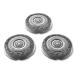 Philips Male Grooming Replacement Shaver Heads for Series 9000 SH91/53 Silver SH91/53 NEW