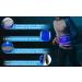 Lebexy LED Bline Light Set - 2 Safety Lights for Kids' School Bags Strollers Cycling & Camping | 3 Light Modes | Ideal Warning Lamp - Blue - Buy Online on GoSupps.com