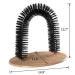 AikoPets Cat Arch Self Groomer with Cat Scratch Pad and Catnip - Interactive Grooming and Play Toy for Cats - Buy Online on GoSupps.com