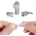 Welsberg 6-Piece Waterproof Address Pendant & Sleeve Set for Dogs & Cats | Ultra-Light Silver Trailer Caps - Buy Online on GoSupps.com