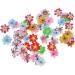 120pcs edible flowers cake toppers flower cupcake toppers flower decor cakes wafer paper floral cake decor edible flowers cupcake toppers for wedding birthday baby shower party accessories - Buy Online on GoSupps.com
